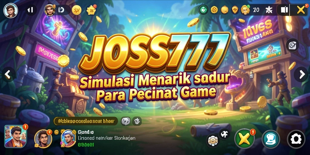 Gameplay seru dan interaktif dalam JOSS777.