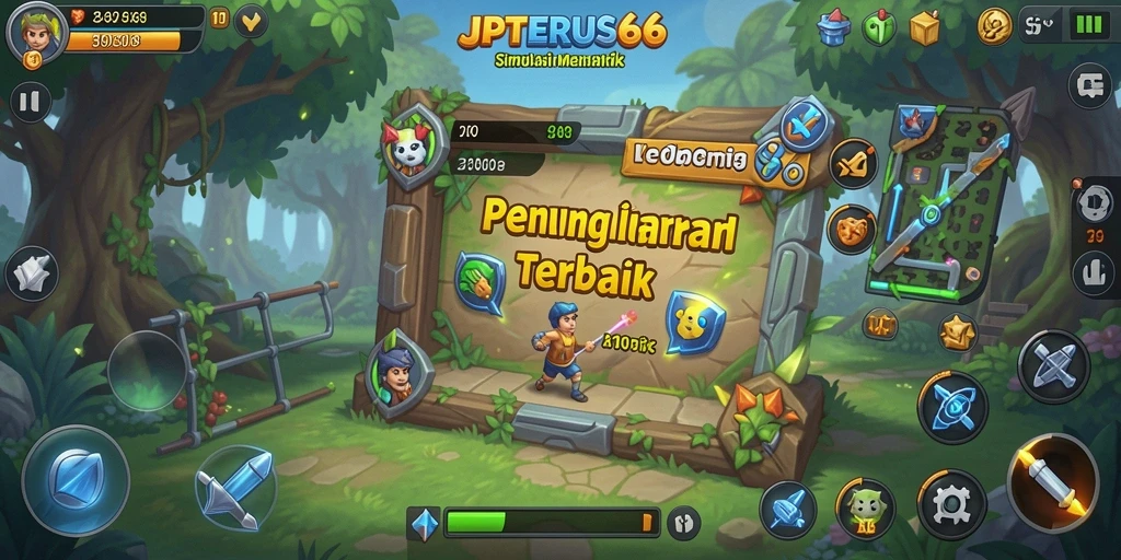 Tampilan gameplay dari JPTERUS66 yang menampilkan interaksi mendalam.