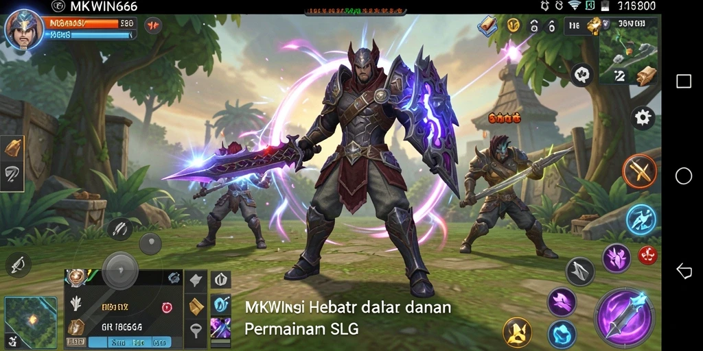 Tampilan gameplay menegangkan di MKWIN666 yang penuh strategi.