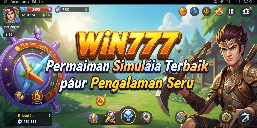 Screenshot gameplay <strong>WIN777</strong> yang menunjukkan momen seru dalam permainan simulasi.